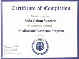 Certificado de estudio